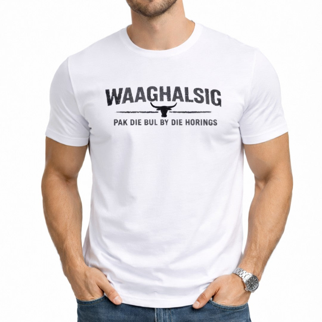 Wit Waaghalsig - Mode T-Hemp