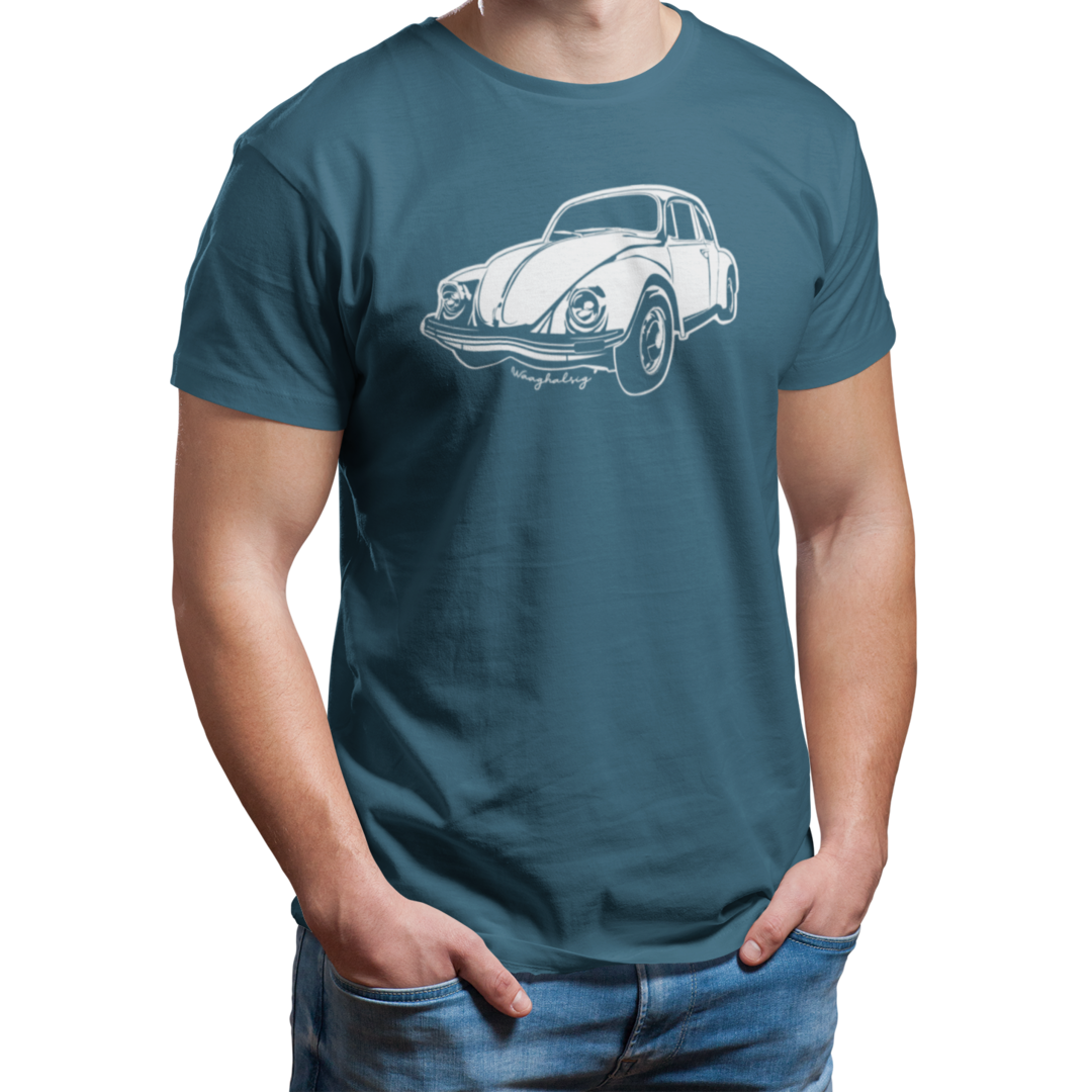 Blou VW Volksie T-Hemp (M, XL & 2XL oor)