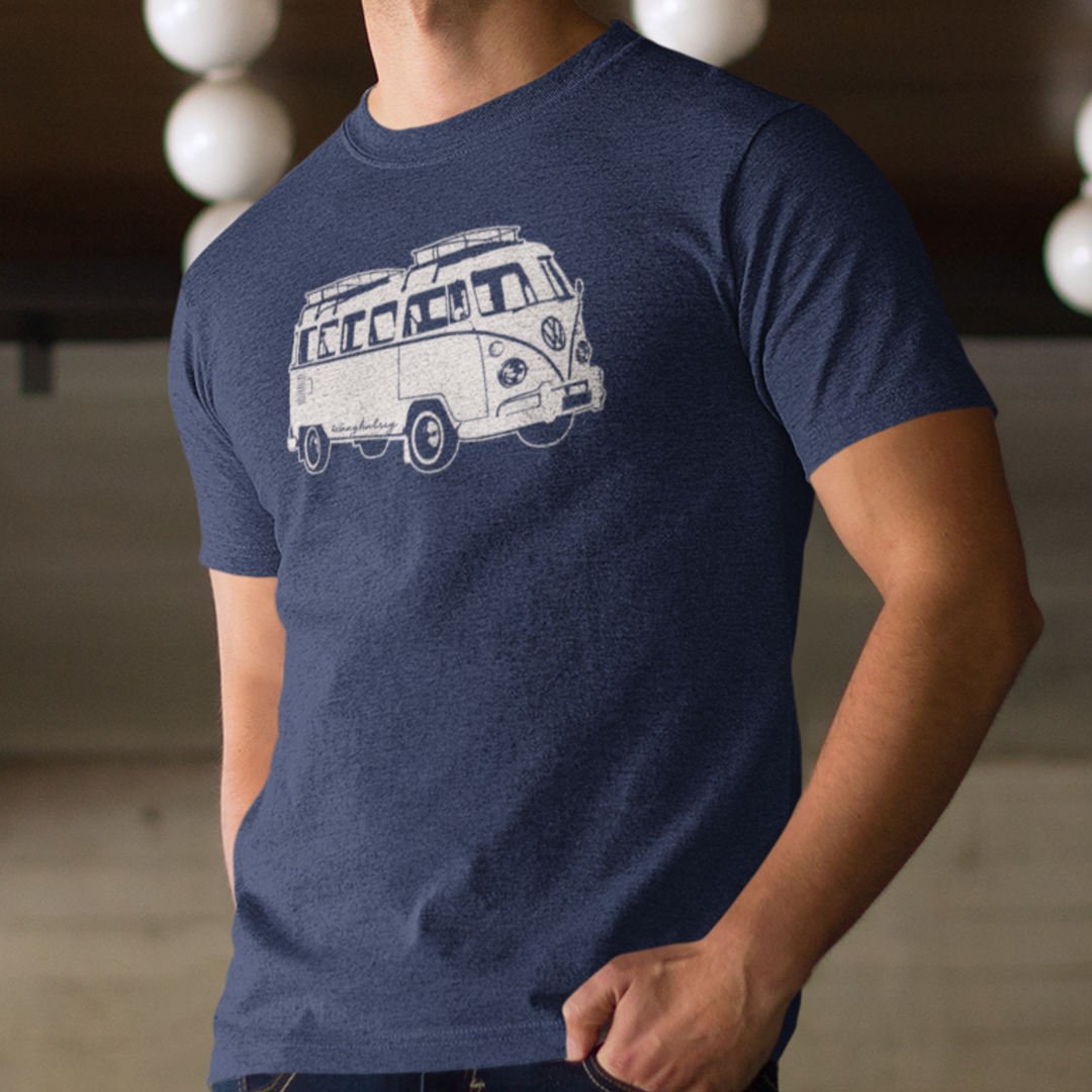 Navy Melange Kombi T-Hemp (S, M & 2XL oor)