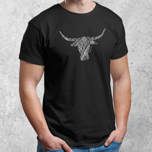 Swart Nguni Skets NR 2 T-Hemp (3XL tot 5XL)