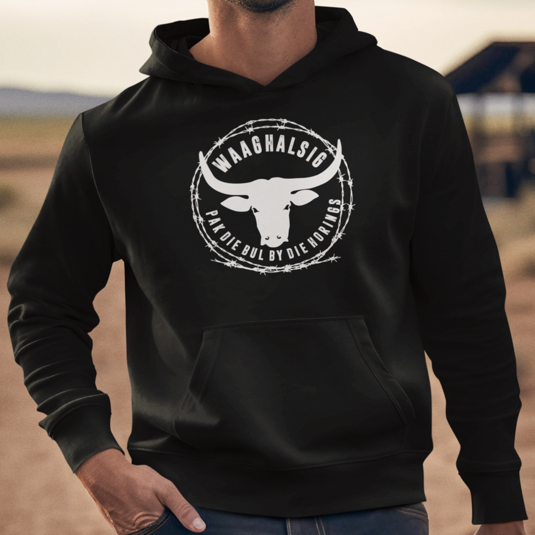 Waaghalsig Logo Hoodie (Small, Large & 2XL oor)