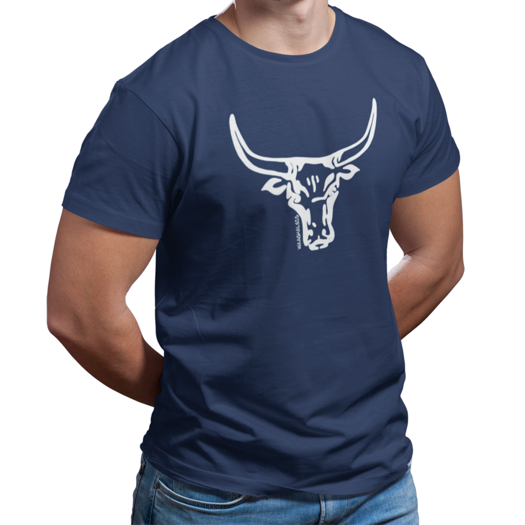 Navy Nguni Bul T-Hemp