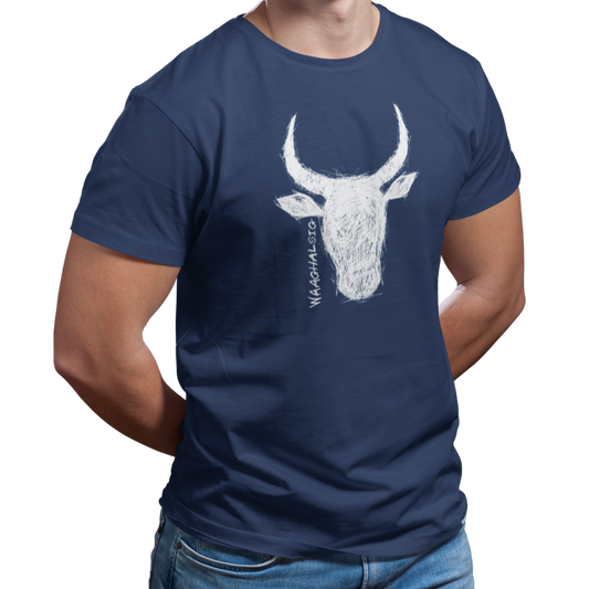 Navy Nguni Skets T-Hemp