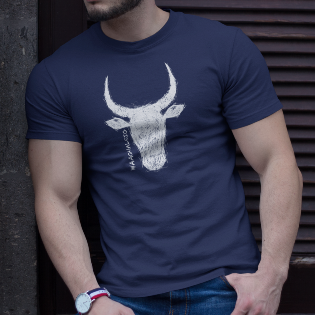 Navy Nguni Skets T-Hemp