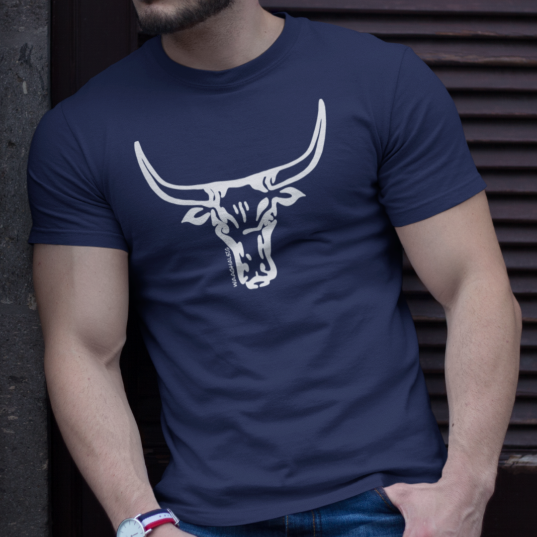 Navy Nguni Bul T-Hemp