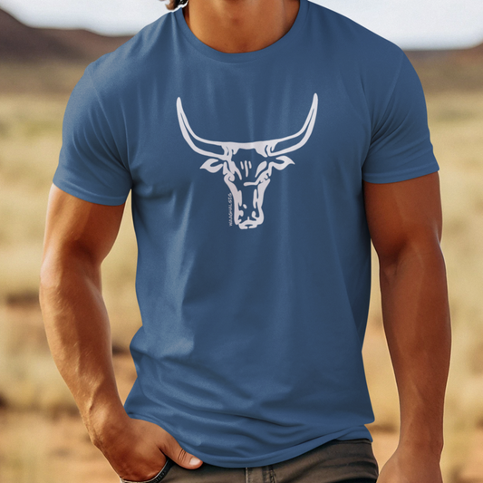 Blou Nguni Bul T-Hemp (4XL)